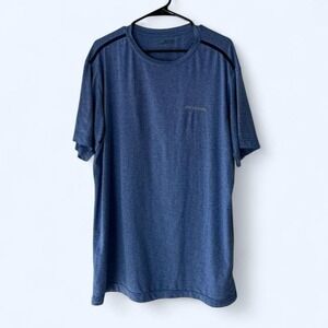 Columbia Men's Blue‎ Heathered Short Sleeve T-Shirt Size XL